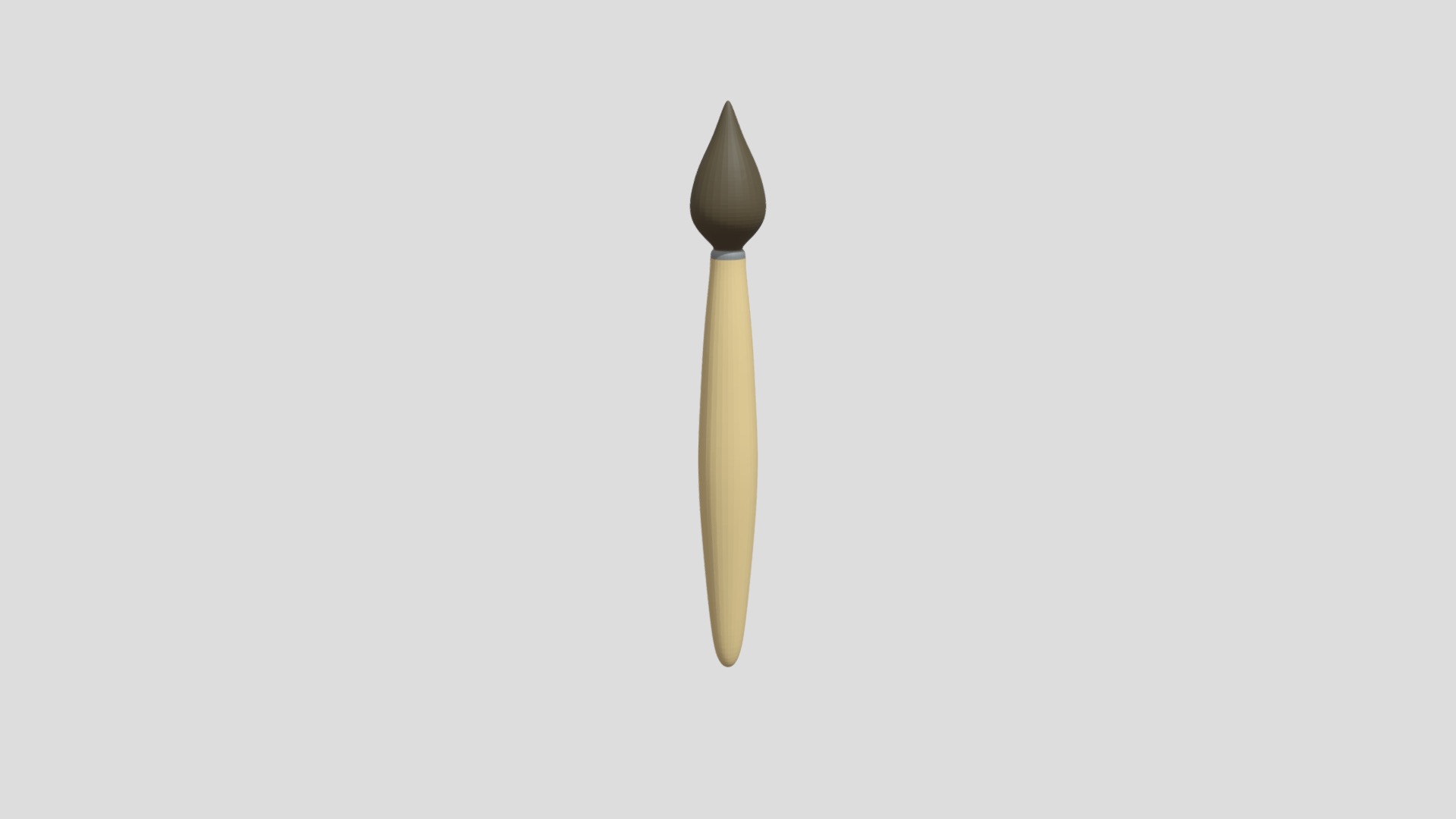3D model Brush - This is a 3D model of the Brush. The 3D model is about a close-up of a sword.