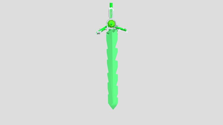 Green Electric Sword by WARREN 3D Model