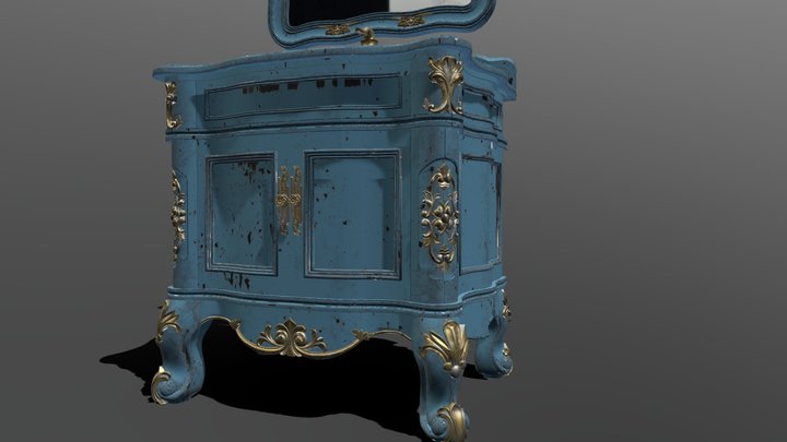 dress table 3D Model
