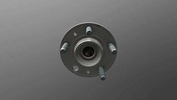 Wheel Hub bearing 5x114.3 3D Model