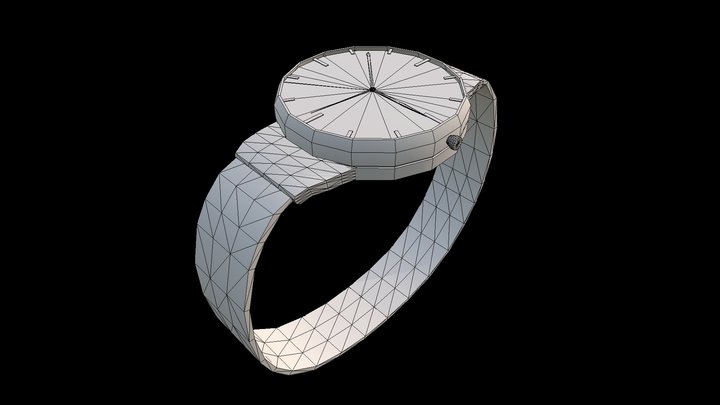 Casual Watch 3D Model