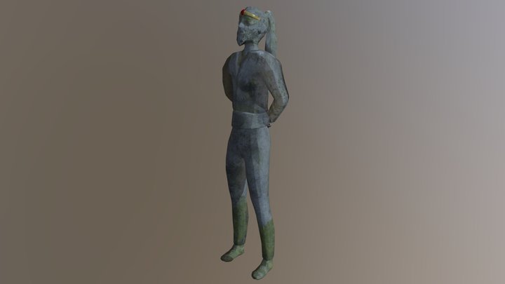 Estátua Susanoo 3D Model