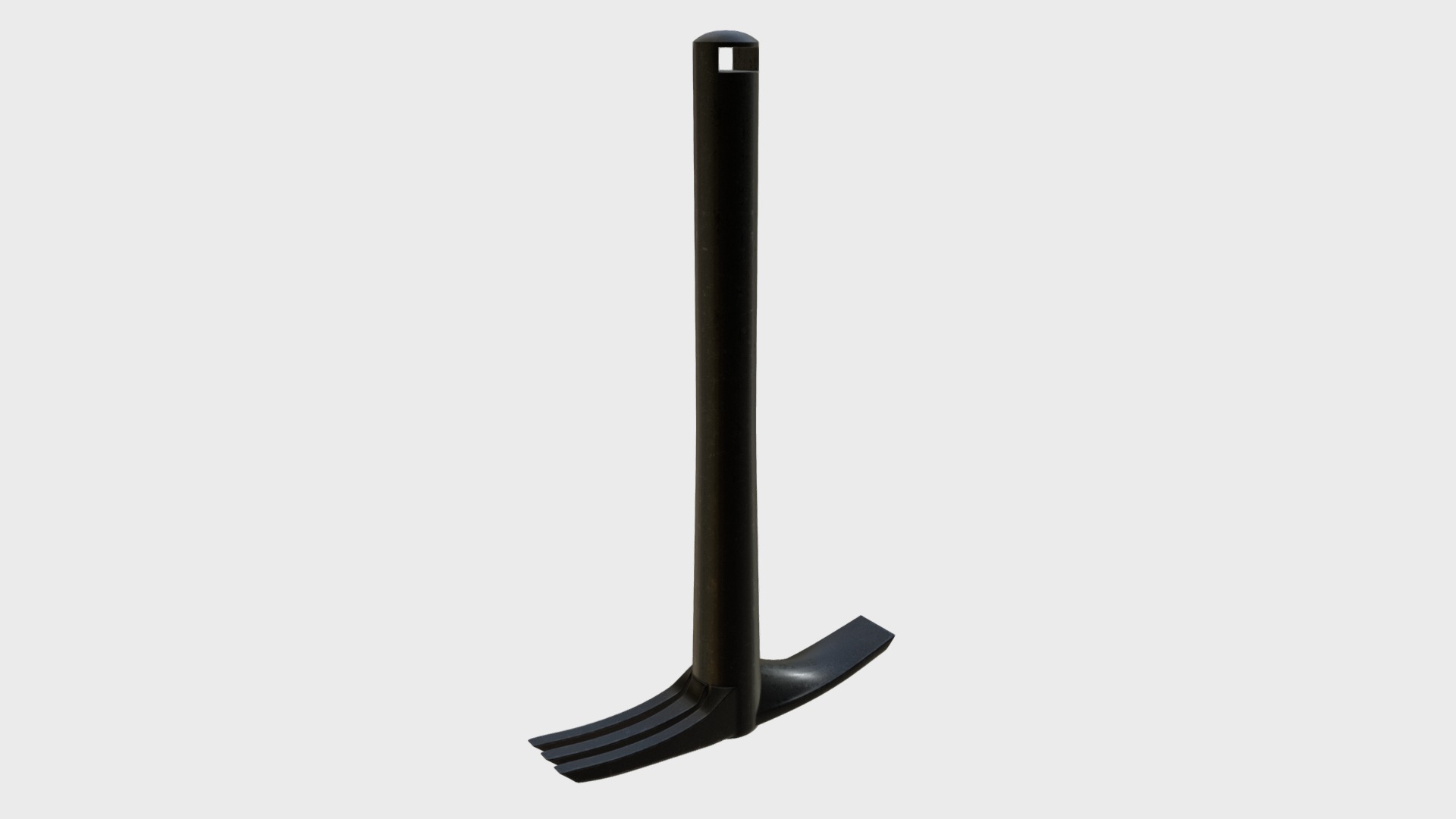 3D model Dual head hoe - This is a 3D model of the Dual head hoe. The 3D model is about shape.