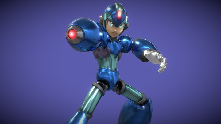 Megaman X 3D Model