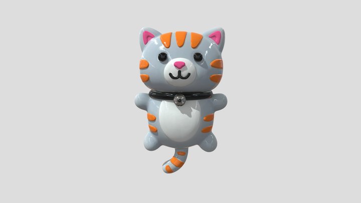 Gray Cat Toy – Modello 3D gratuito STL