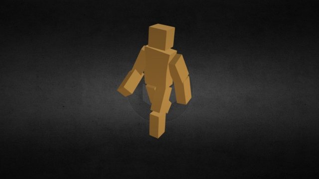 Walking cycle 3D Model