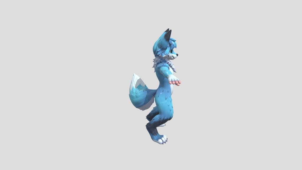 Latex Blue Fox