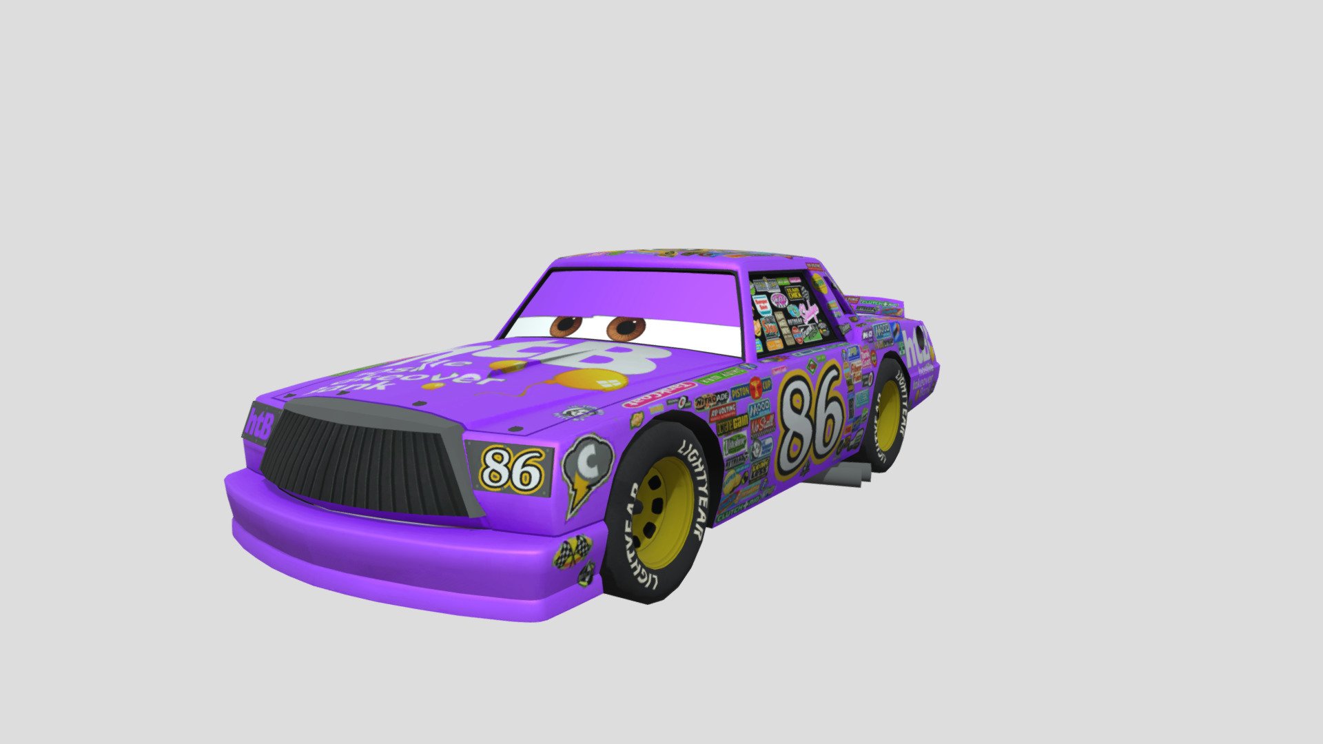 Cars 2 The Video Game Chick Hicks purple rage Download Free 3D