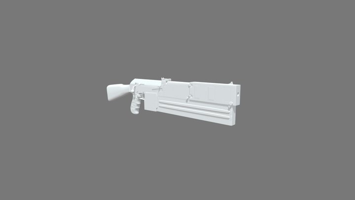Modular Rifle 3D Model