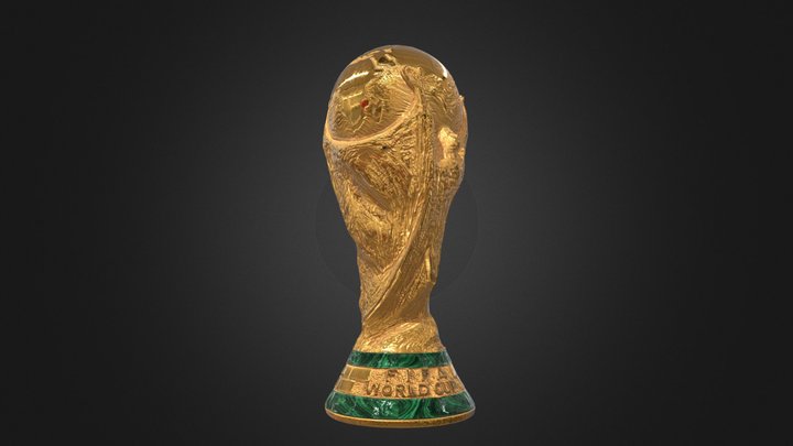 FIFA world cup trophy 3D Model