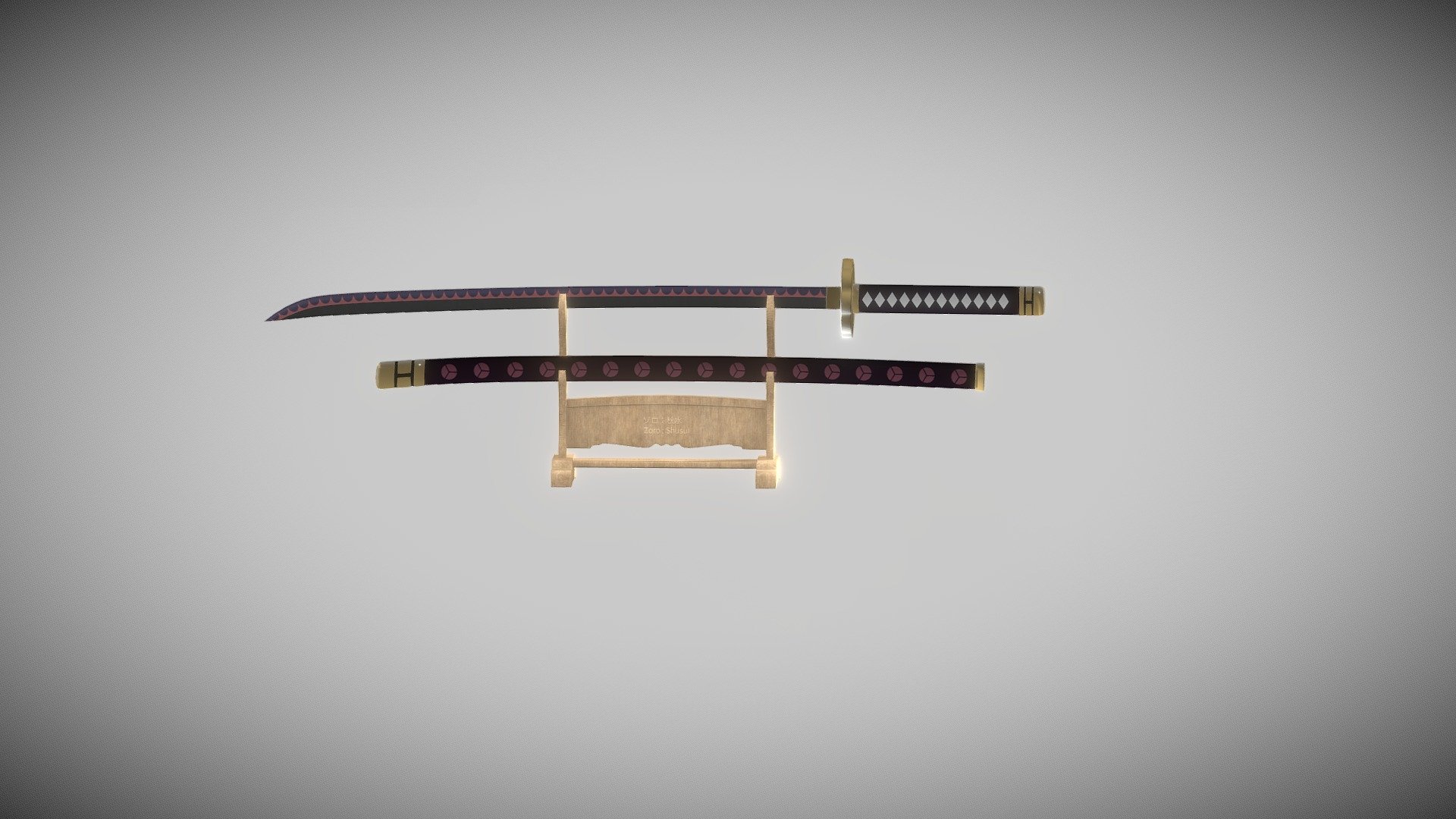 Zoro Shusui Sword - 3D model by rui.luz [33534d5] - Sketchfab