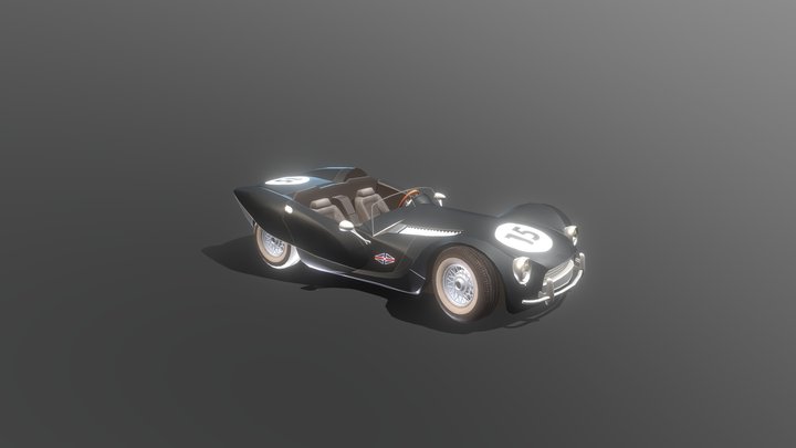 Justice Track Car 3D Model