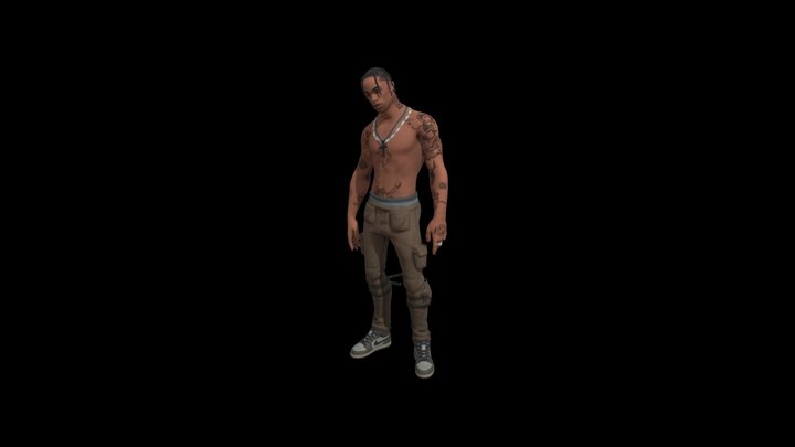 Travis Scott 3D Model