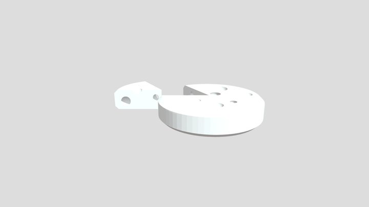 Swiss Cheese Wheel 3D Model
