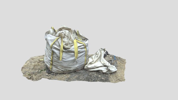 Construction Trash bag scan 3D Model