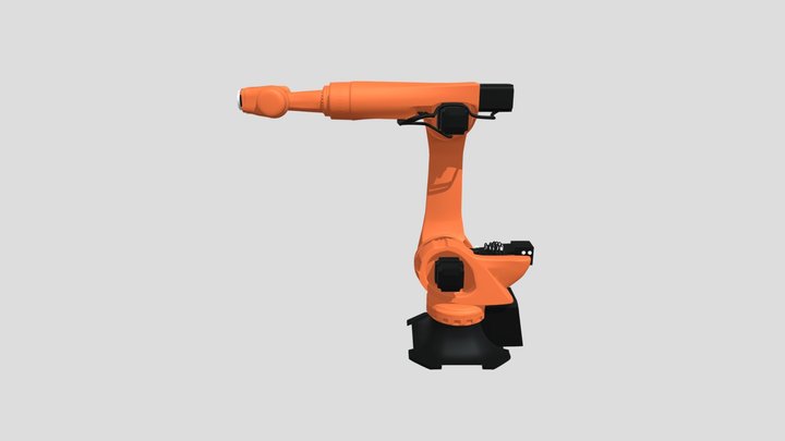 Kuka Robot Arm kr120 r2700 extra f 3D Model