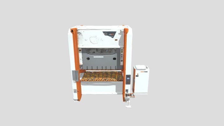 Press Machine System 3D Model