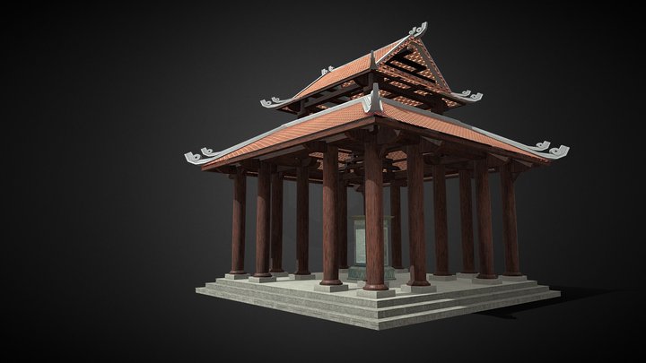 Small house in DenHung (CanTho - VietNam) 3D Model
