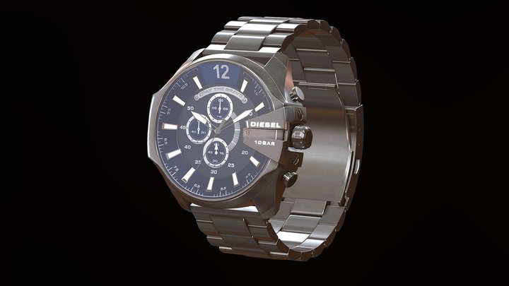 Reloj Disel Mega Chief – Gratis 3D-model STL