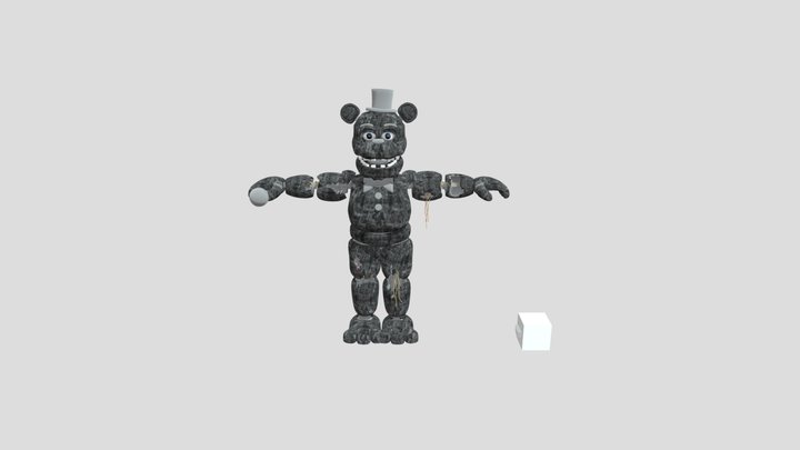 Withered Freddy Fazbear_REMASTER 3D Model