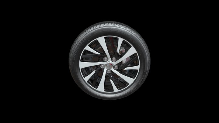 Innova Crysta Tyre Test 3D Model
