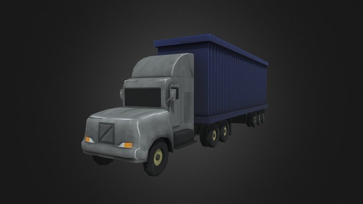 Freight Truck 3D Model