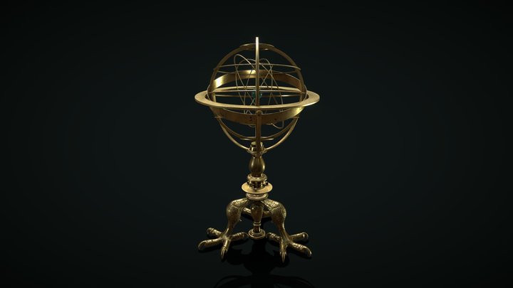 Armillary sphere 3D Model