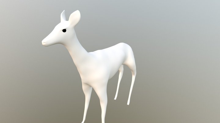 사슴 3D Model