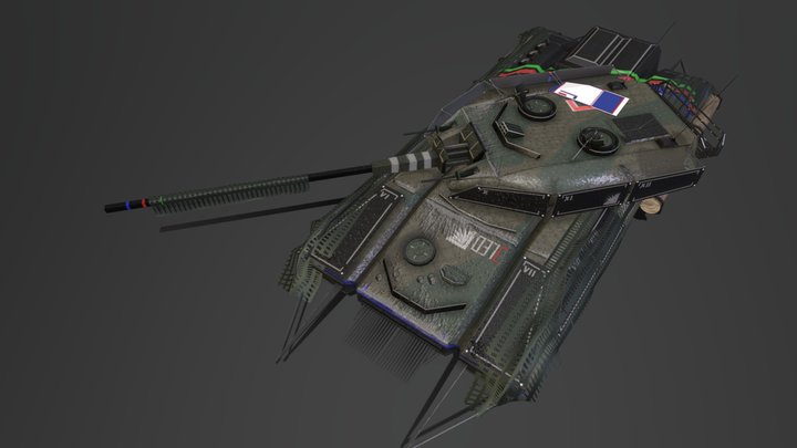 Praha MBT (Low Poly, 1K Textures) 3D Model