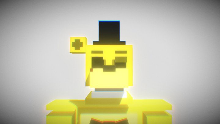 Fnaf movie Golden Freddy 3D Model