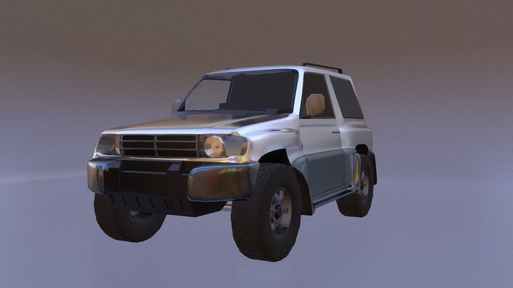 Mitsubishi pajero 1998 4x4 3D Model