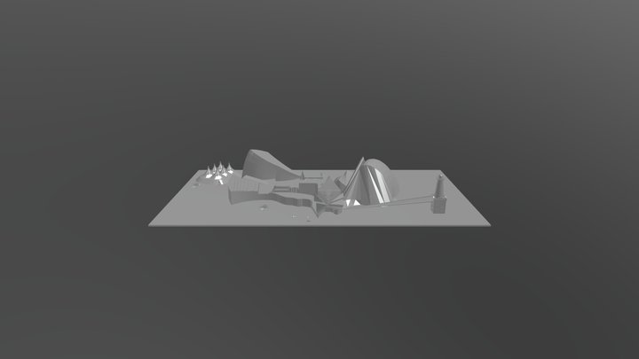 Dekonstruktivistisches Gebäude von Philipp Rau 3D Model