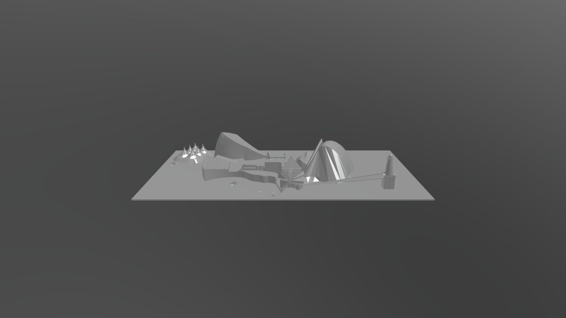 Dekonstruktivistisches Gebäude von Philipp Rau - 3D model by ...
