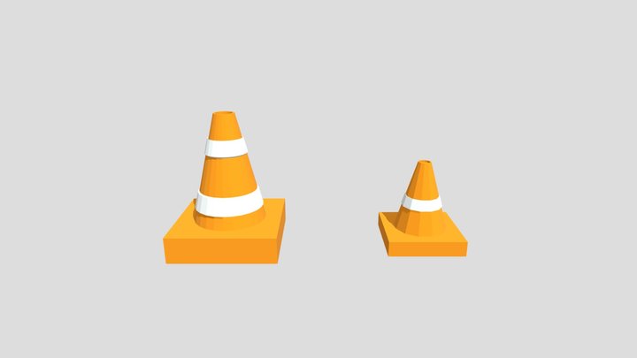 Traffic Cone 3D 3D Model