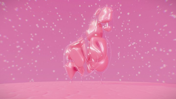 MLF Sweet Dreams Unicorn 3D Model