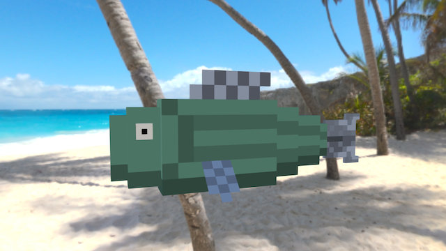 Fish - Cubik Model 3D Model