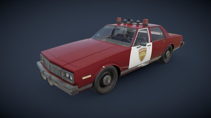 Police Car  - Fargo Tribute 3D Model