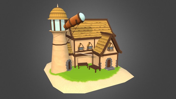 GameArt Exam 3D Model
