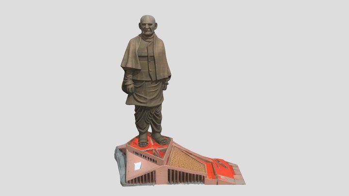 Statue Of Unity  2 – Kostenloses 3D-Modell STL