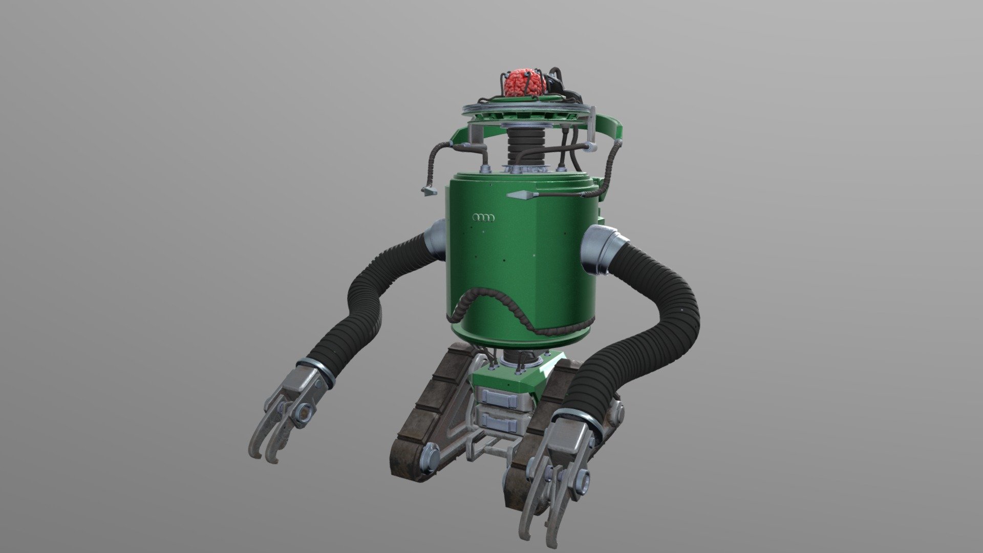 realistic robot - 3D model by Aaron Cornfield (@Razt) [3360337] - Sketchfab