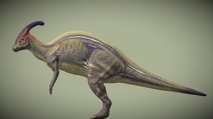 Jurassic Park: The Game Parasaurolophus – Free 3D Model STL