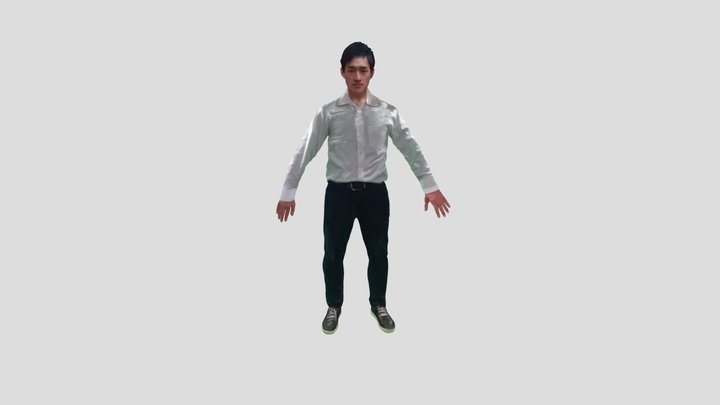Wu@Waving 3D Model