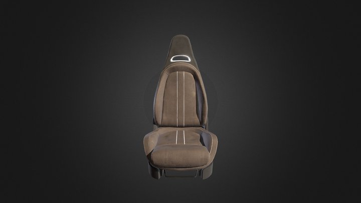 Fiat 500 Seat 3D Model
