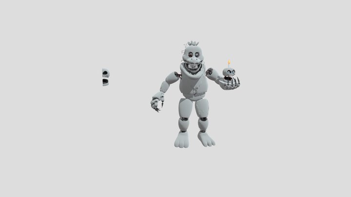 Torres Nightmare Chica 3D Model