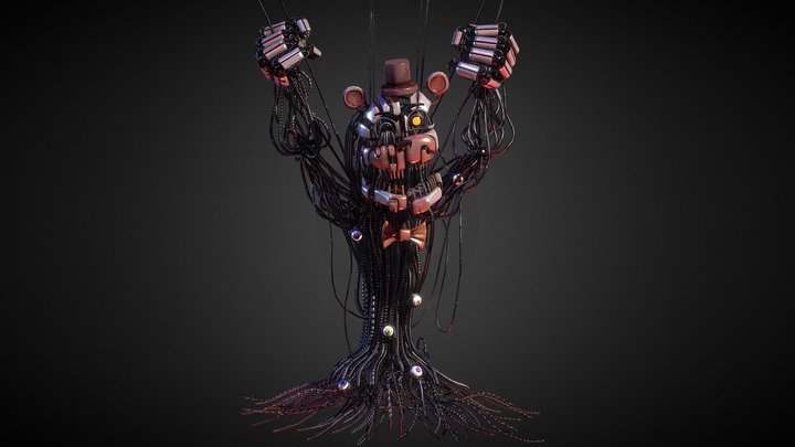 Molten Freddy Retex / /Model FBX-LowPoly Vers. 3D Model