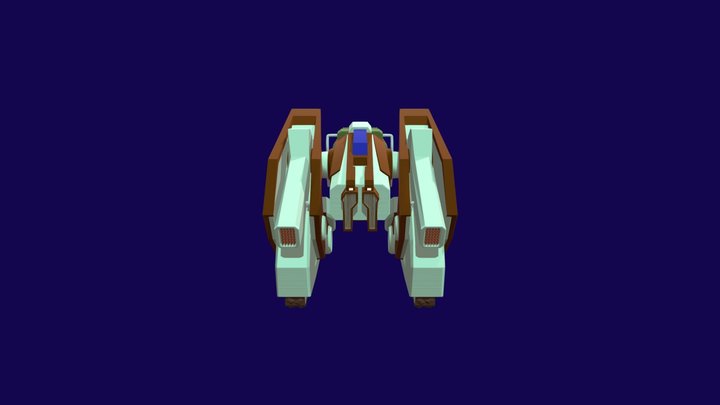 Balthazar 03000 Mech Folded 3D Model