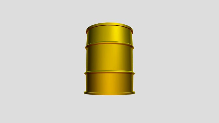 barrel animation 1 3D Model