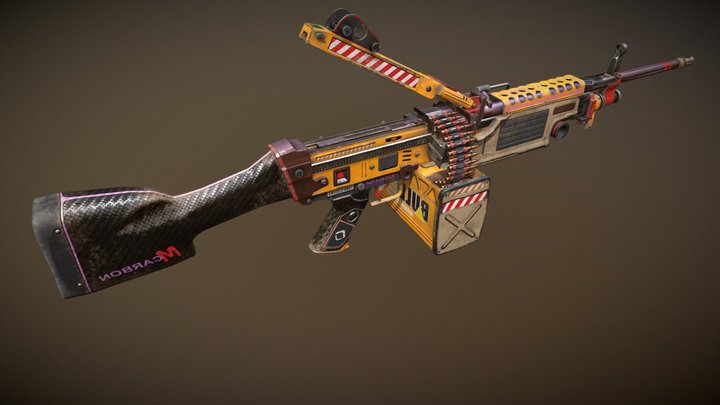 BullDozer M249 3D Model