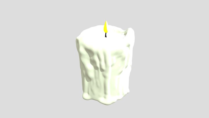 Candle 3D Model