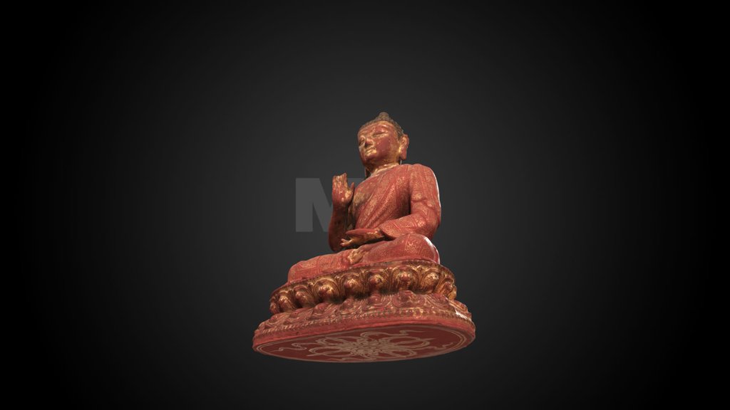 Chinese Amoghasiddhi Buddha, 1403 - 1424 CE